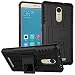 Kaira Hybrid_redminote3_2 Rugged Dual Layer Kickstand Hybrid Warrior Case Back Cover For Xiaomi Redmi Note 3 (Black) RS.249.00