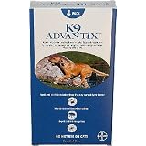 4 MONTH K 9 ADVANTIX Blue (for dogs over 55lbs.)