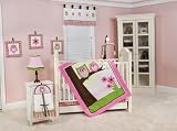 Pam Grace Creations 10 Piece Crib Set, Sweet Dream Owls