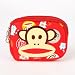Paul Frank Wallet Change Purse Coin Pouch Red