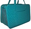 Fully Enclosed Pet Carrier - Classic Clausal - Teal Quilted