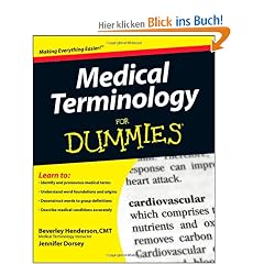 Medical Terminology For Dummies (For Dummies (Lifestyles Paperback))