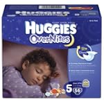Huggies Overnites Diapers, Size 5, Big Pack, 56 Count