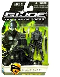 Snake Eyes City Strike Action Figure GI Joe Movie Rise of Cobra