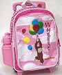 Curious George Luggage Backpack (Pink)