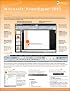 Microsoft PowerPoint 2007 Quick Reference Card - Handy Durable Tri-Fold MS Office Power Point 2007 Tip & Tricks Guide. 6 Total Pages. Stores Easily. Ultimate Reference for Shortcuts, Tips & Cheats for PowerPoint 2007 Presentation Software. (Software Quick Reference Cards)