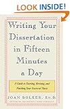 Writing Your Dissertation in Fifteen Minutes a Day