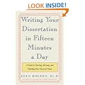 Writing Your Dissertation in Fifteen Minutes a Day