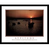 Attitude Believe In Yourself Motivational Framed Art Poster Print - 20 X 16 by Adam Hersh Posters