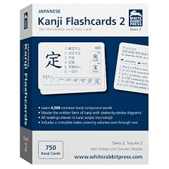 Japanese Kanji Flashcards 2 : 750 Intermediate-Level Kanji Cards