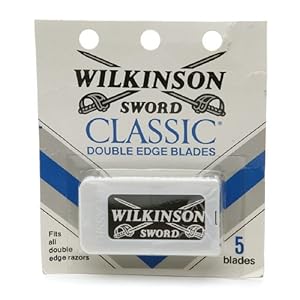 100 Wilkinson Sword Classic Double Edge Safety Razor Blades - Made in Germany