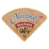 Stockans Original Thick Oatcakes 24 x 7 oz (200g) packet - each packet contains 8 triangular pieces