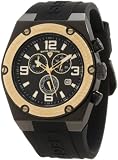Swiss Legend Mens 30025-BB-01-GB Throttle Chronograph Black Dial Watch