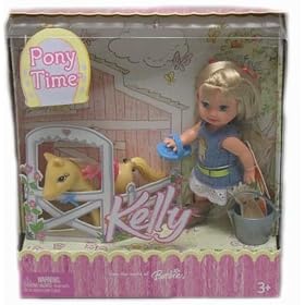 <b>Barbie Kelly Pony Time Kelly Doll Set</b>