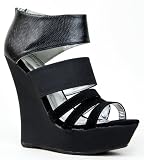 Bamboo DREAMER-07 Platform Wedge Heel Strappy Sandal