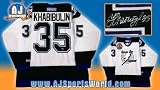 NIKOLAI KHABIBULIN Tampa Bay Lightning SIGNED 04-Cup JERSEY