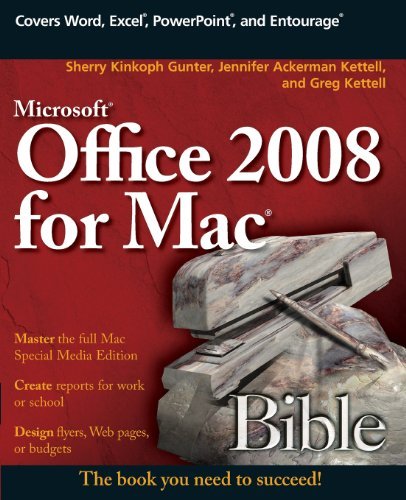 By Sherry Kinkoph Gunter Microsoft Office 2008 for Mac Bible (1st Frist Edition) [Paperback]