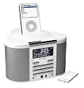PURE Chronos iDock DAB/FM Clock Radio with iPod Dock - White