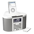 PURE Chronos iDock DAB/FM Clock Radio with iPod Dock - White