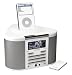 PURE Chronos iDock, DAB Digital and FM clock radio with iPod Dock (white)