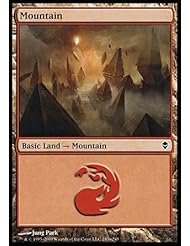 Toy: Magic: the Gathering - Mountain (243) - Zendikar - Foil - Wizards of the Coast