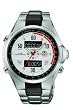 Orient Men's CVZ02002W 100m Analog Digital with Calendar, Alarm, Dual Time, Chronograph in 1/100 second White Watch