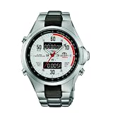 Orient Mens 100m Analog Digital with Calendar, Alarm, Dual Time, Chronograph in 1 100 second White... by Orient