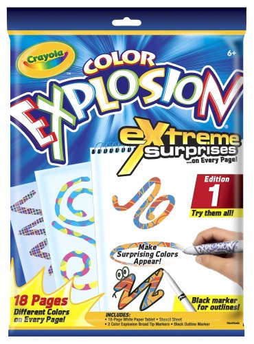 Crayola Colour Explosion White - Twisted Tropicals