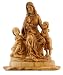 Jesus with Children olive wood Statue - Museum quality ( 12 inches high )