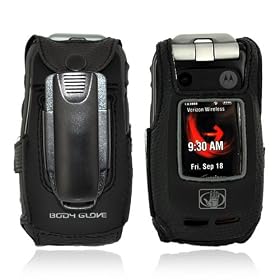 for Motorola Quantico Body Glove Fit Leather Case Clip by 