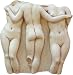 The Three Graces Wall plaque Museum Reproduction