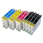 10 Druckerpatronen kompatibel mit Epson T0711 T071&hellip von tintenpool