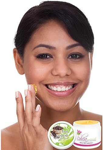 Creamy Raw Shea Butter Formula with 100% Natural, Unrefined, Ivory, African Shea Butter. Adds Lecithin and Shea Butter Oil for Skin Repair and Luxurious Texture. Best Daily Moisturizer for Dry Skin. Also an Anti-Aging Hand & Face Cream, Lip Balm & Body Butter. Scented with Pure Essential Oils. Your Satisfaction is Fully Guaranteed! (Shea Silk - Tea Tree Surprise)