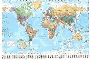 GB Eye World Map Poster