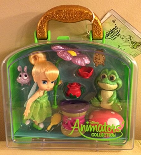 Disney Animators  Collection Tinker Bell Mini Doll Play Set - 5   - New