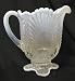 French Opalescent Beaded Shell Pattern Pitcher