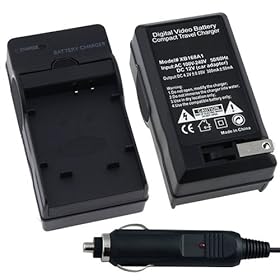eForCity Compact Battery Charger Set for Olympus Li-50B