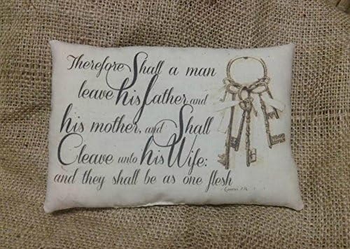Wedding Scripture Love Pillow Tuck