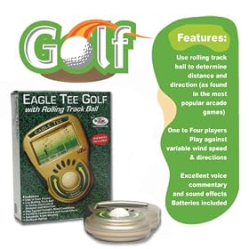 Eagle Tee Golf Handheld Trackball Video Game