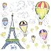 RoomMates RMK1390SLG Ooh La La Peel & Stick Wall Decal MegaPack