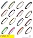 Rhinestone Stretch Elastic Headband 3 PACK You PICK COLORS by Kenz Laurenz Crystal Hair Band Glitter Accessory Great for Sports Softball Cheer Dance Sparkly Fashion Headpiece