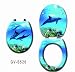 American Trading House GV-B526 MDF Seat Scenic - Twin Dolphin Under Water