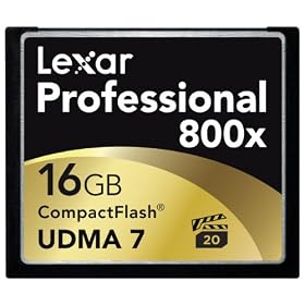 LEXAR MEDIA INC Professional 16 GB 800x CompactFlash Memory Card (LCF16GCTBNA800)