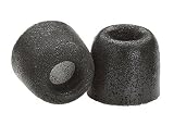 Comply Premium Replacement Foam Earphone Earbud Tips - Isolation Plus Tx-200 (Black, 3 Pairs, Medium