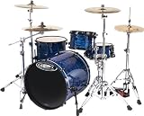 Orange County Drums and Percussion Venice 4-Piece Shell Pack, Blue Onyx/Black Hardware