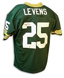 Dorsey Levens Autographed/Hand Signed Custom Green Jersey