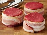 Bacon Wrapped Tenderloin Filets - 4 oz.