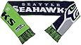 NFL Seattle Seahawks Reversible Split Logo Scarf, Green