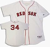David Ortiz #34 Boston Red Sox Authentic Major League Baseball Jersey from Russell (Home)