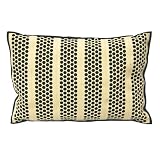 11.5 X 16 INCH RECTANGLE CHOCOLATE BROWN HONEYCOMB CUSHION